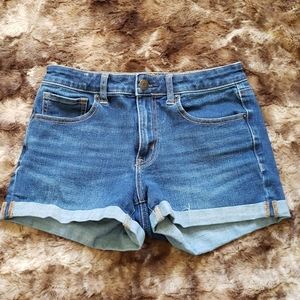 Aeropostale high waisted midi shorts